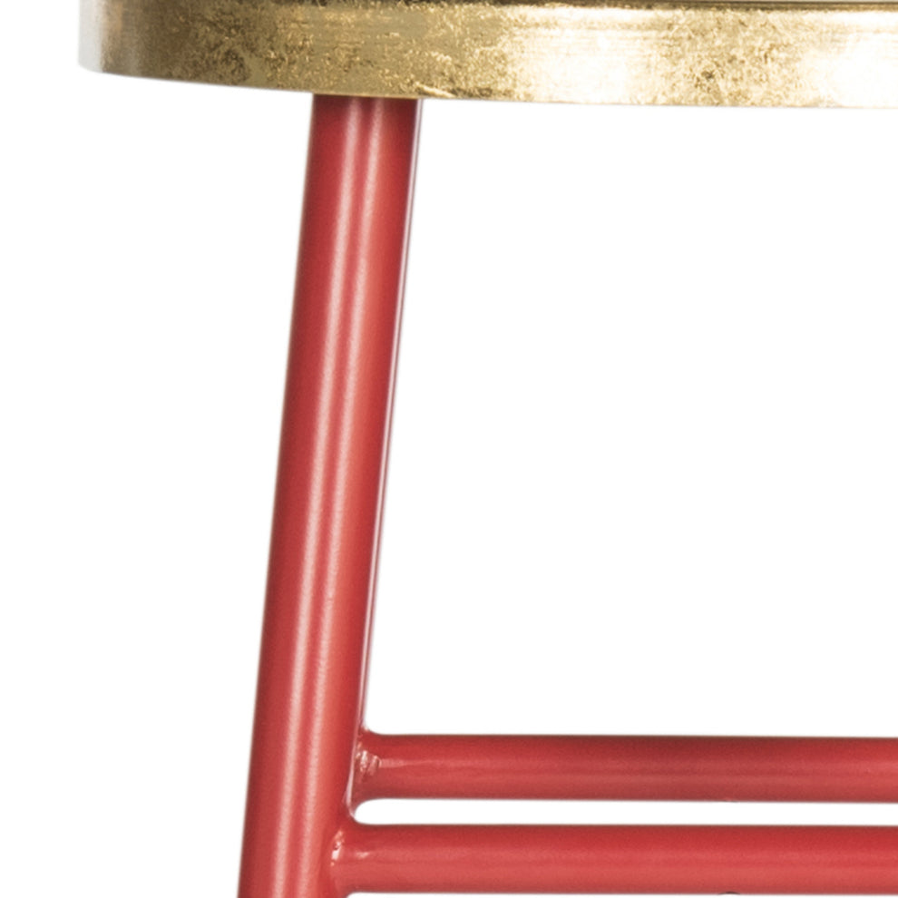 Safavieh Emery Dipped Gold Leaf Barstool | Bar Stools | Modishstore - 11