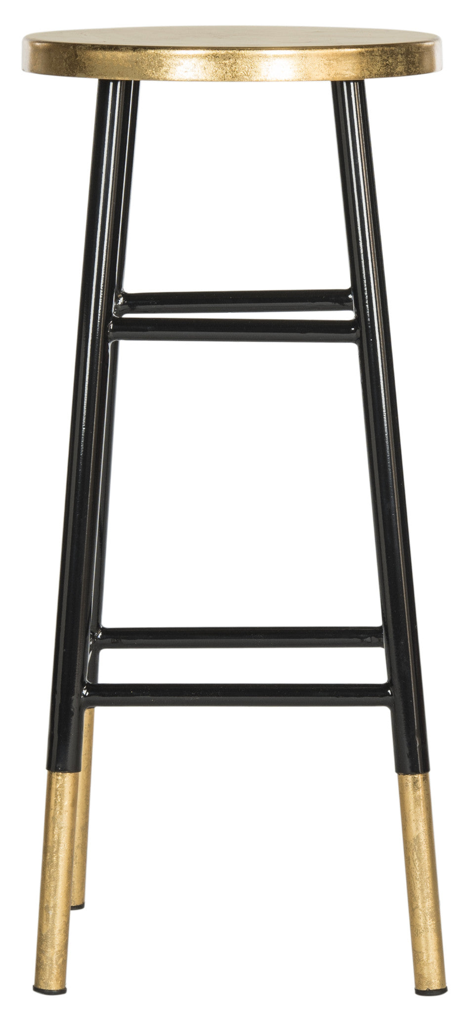 Safavieh Emery Dipped Gold Leaf Barstool | Bar Stools | Modishstore - 12