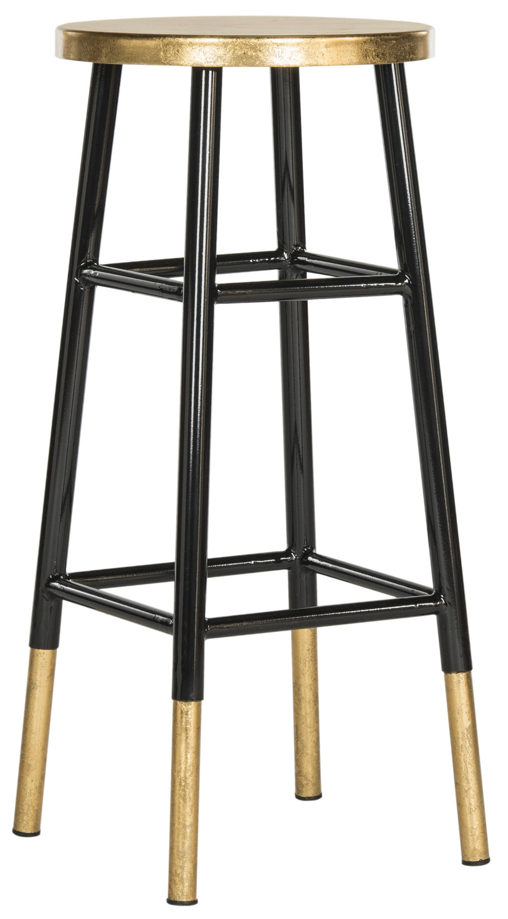Safavieh Emery Dipped Gold Leaf Barstool | Bar Stools | Modishstore - 13