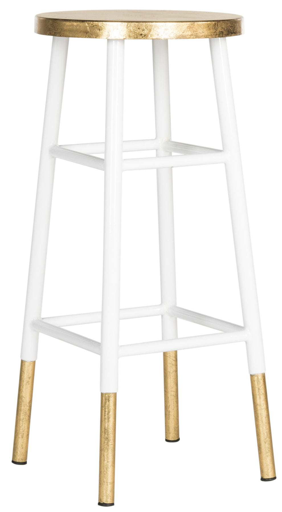Safavieh Emery Dipped Gold Leaf Barstool | Bar Stools | Modishstore - 16