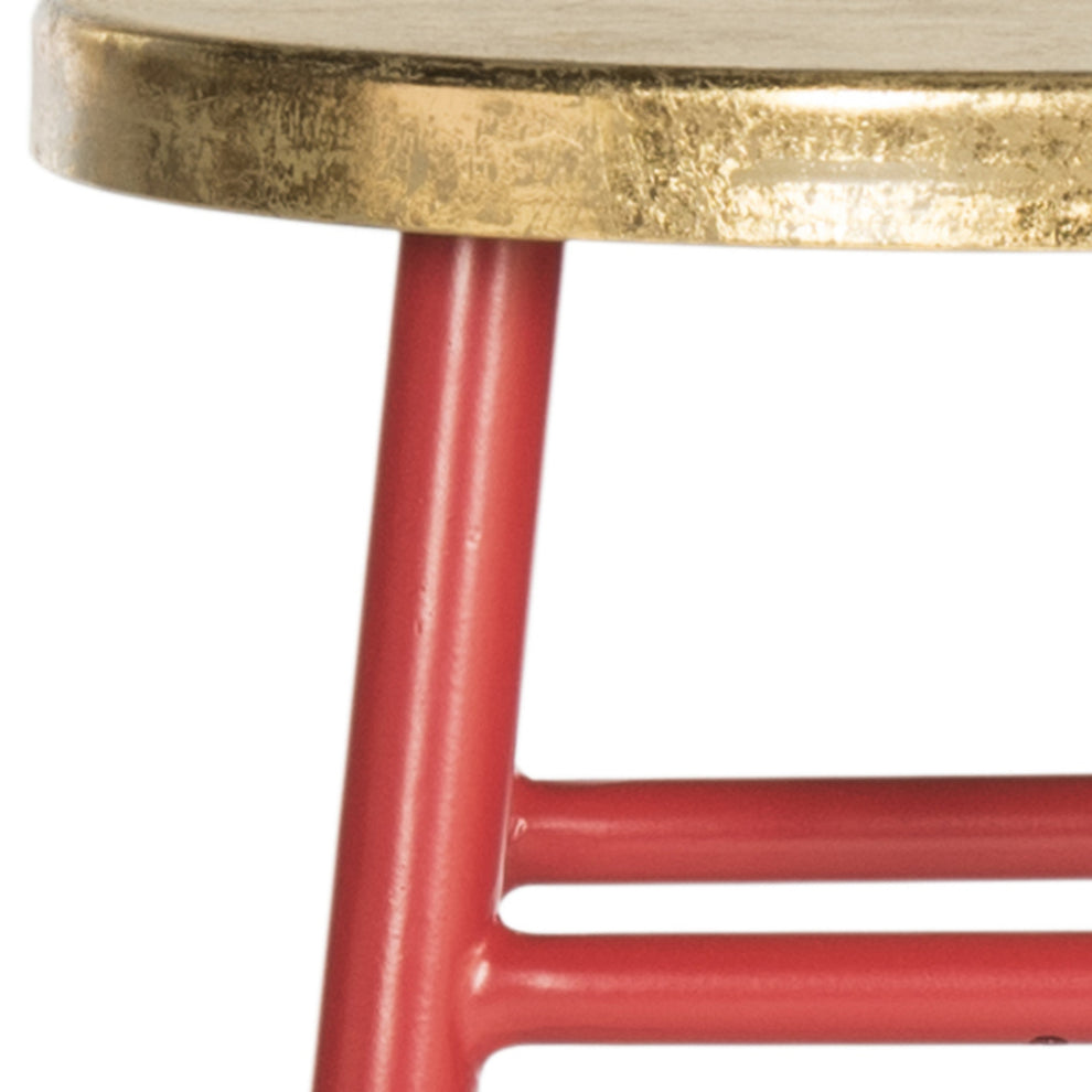 Safavieh Emery Dipped Gold Leaf Counter Stool | Counter Stools | Modishstore - 10