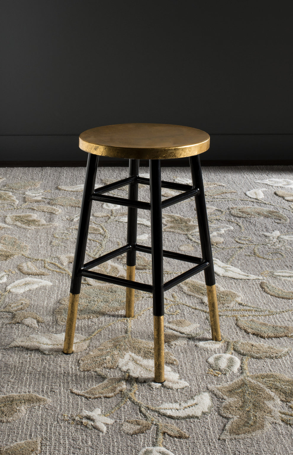 Safavieh Emery Dipped Gold Leaf Counter Stool | Counter Stools | Modishstore - 11