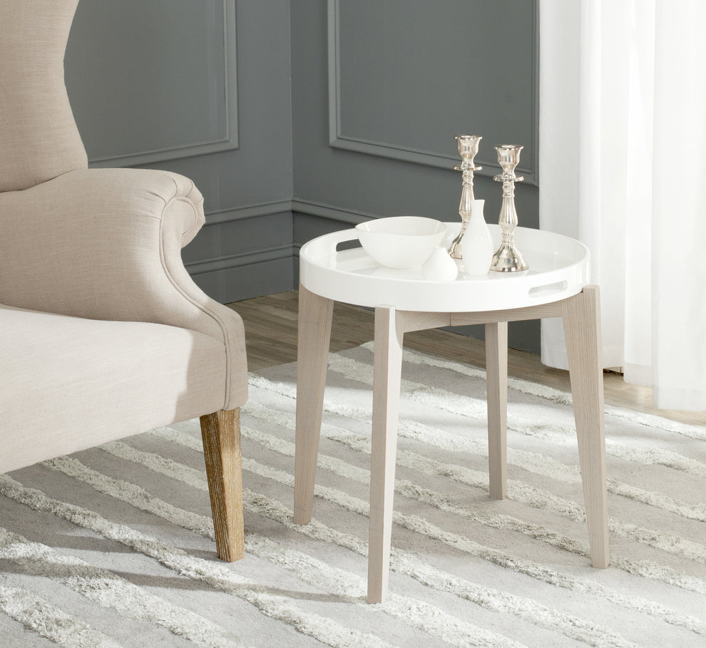 Safavieh Ben Lacquer Side Table | Side Tables | Modishstore - 1