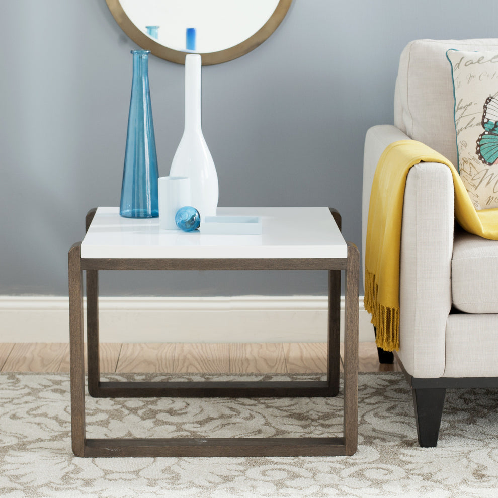 Safavieh Bartholomew Lacquer End Table | End Tables | Modishstore - 1
