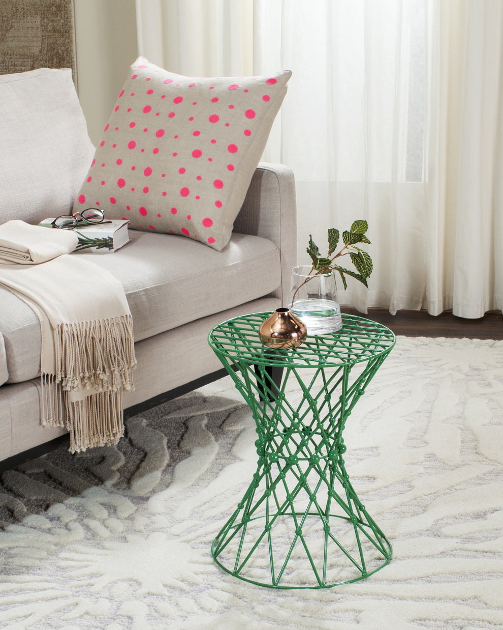 Safavieh Charlotte Iron Wire Stool | Stools | Modishstore - 12