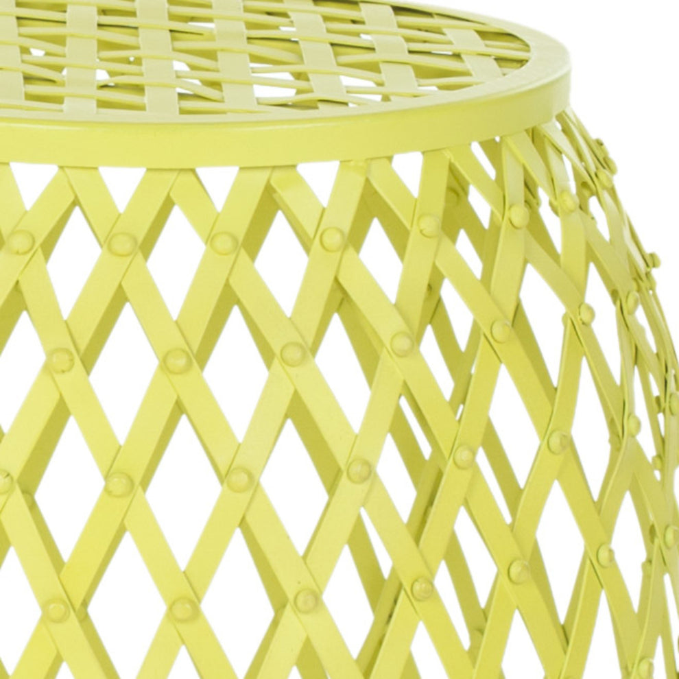 Safavieh Evan Iron Strips Welded Stool | Stools | Modishstore - 2