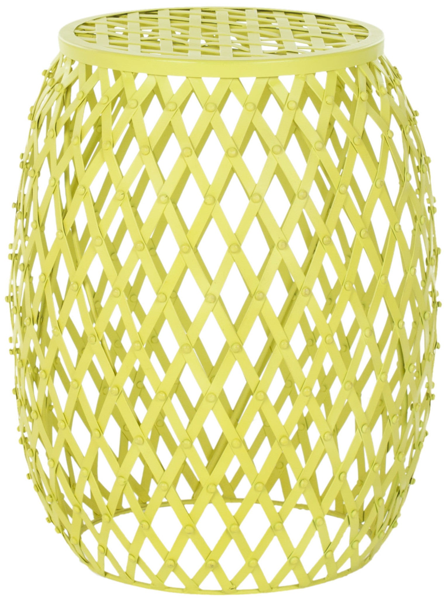 Safavieh Evan Iron Strips Welded Stool | Stools | Modishstore - 3