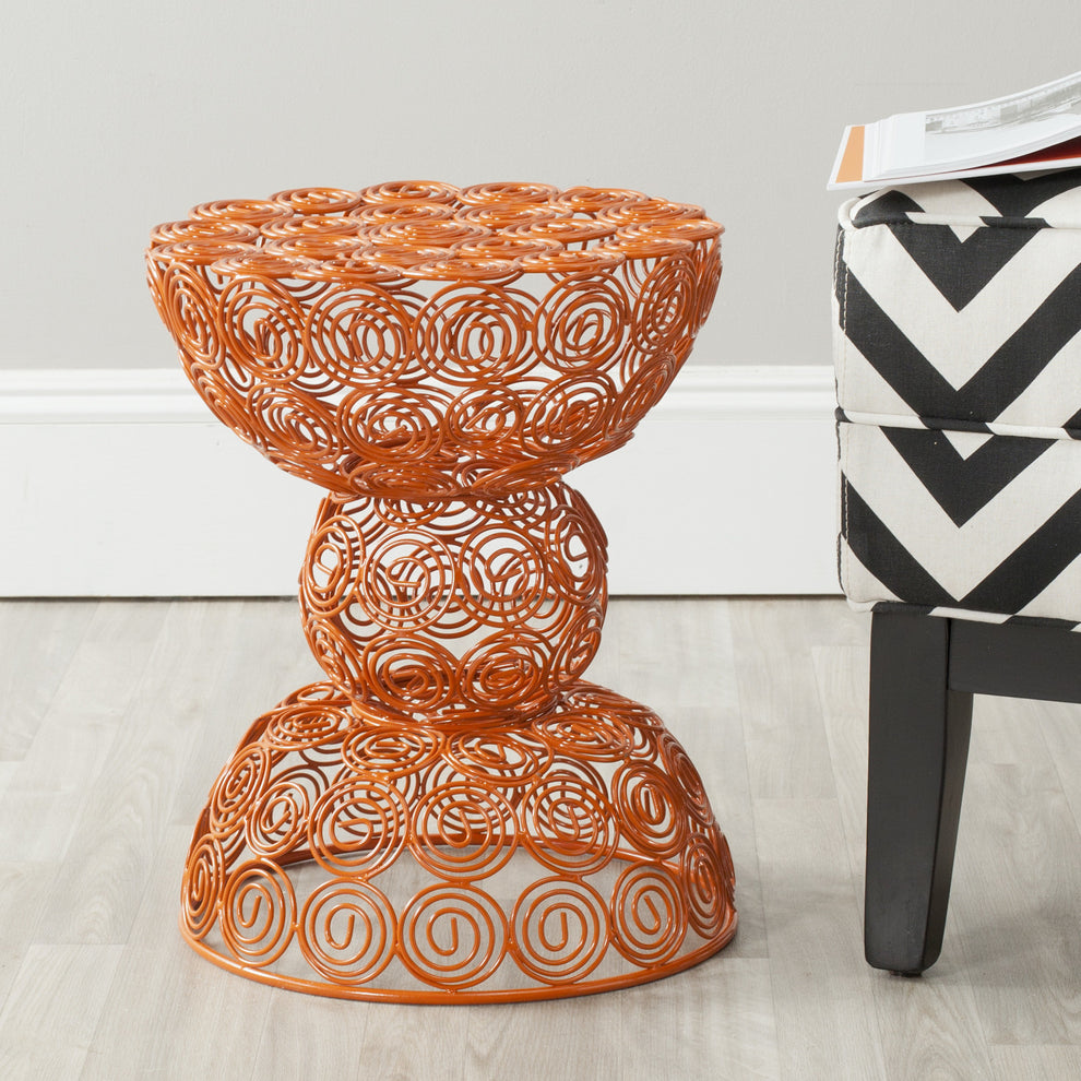 Safavieh Leila Iron Wire Stool | Stools | Modishstore - 3