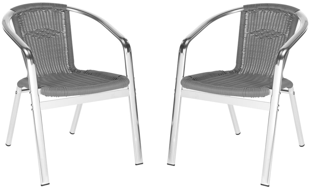 Safavieh Wrangell Indoor-Outdoor Stacking Armchair | Armchairs | Modishstore - 4