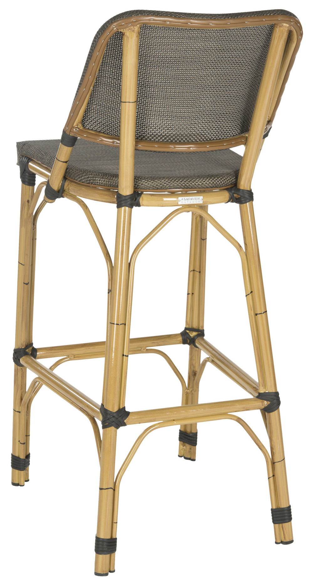 Safavieh Deltana Barstool Brown (Indoor/Outdoor) | Bar Stools | Modishstore - 3
