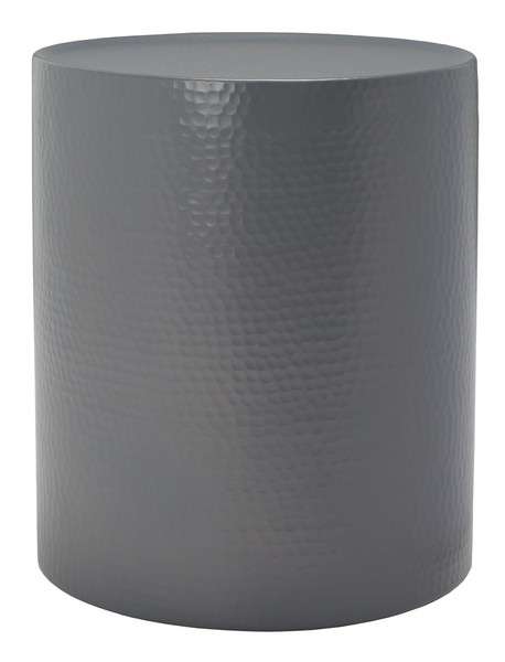 Safavieh Polonium Occasional Hammered Table - Dark Gray | Accent Tables | Modishstore