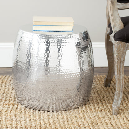 Safavieh Odin Round Hammered Stool | Stools | Modishstore - 1