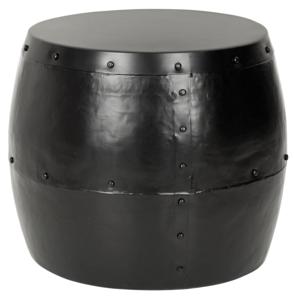 Safavieh Hogan Iron Drum Stool | Stools | Modishstore - 2