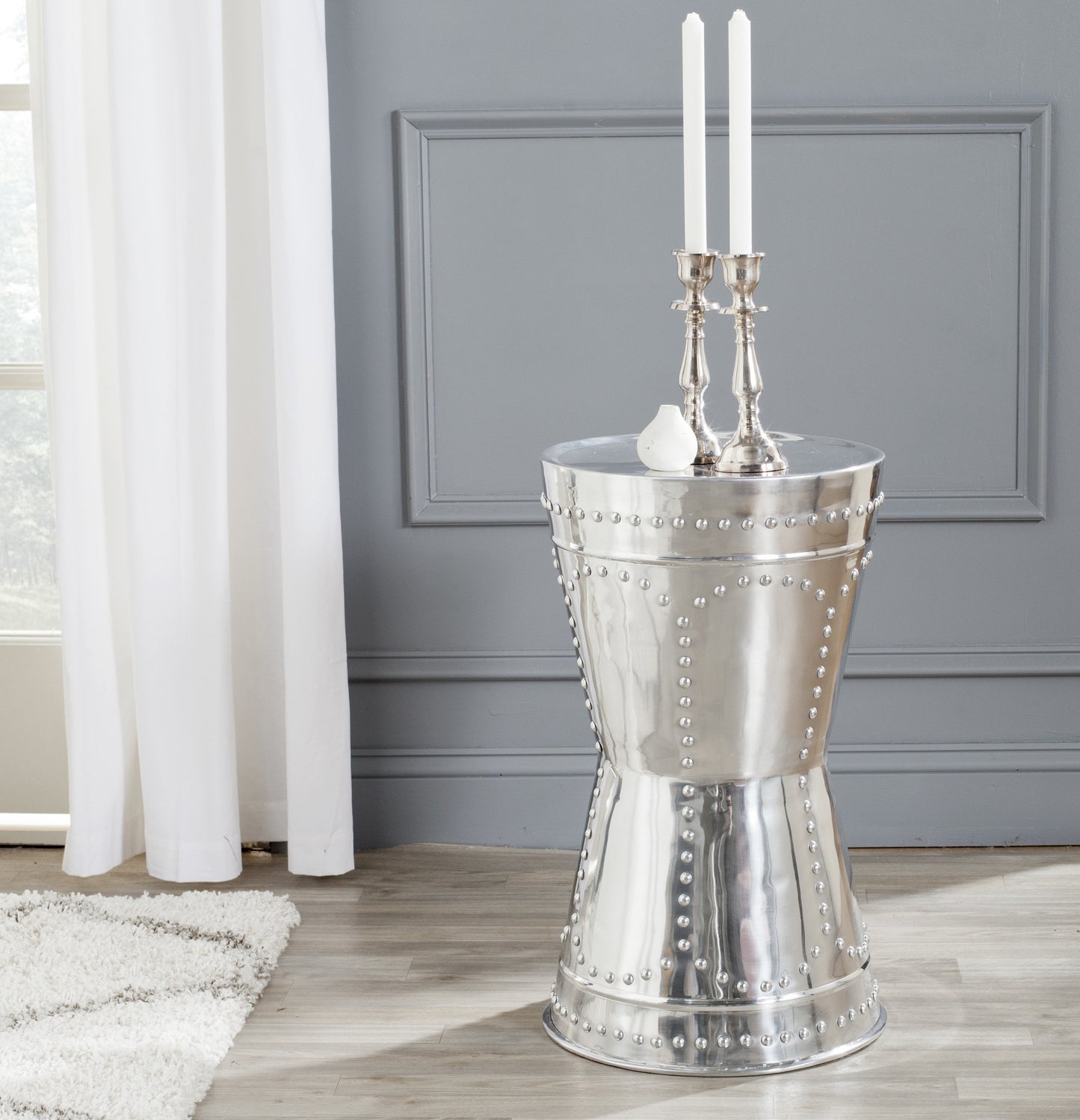 Safavieh Sedona Metal Art Table Stool | Stools | Modishstore - 1