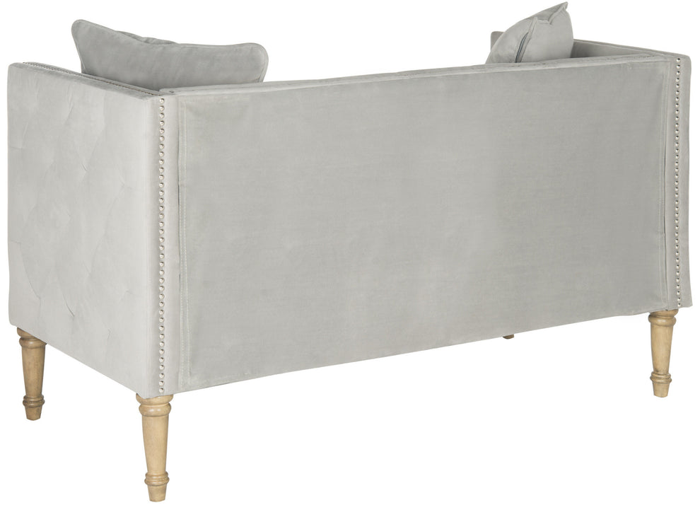 Safavieh Sarah Tufted Settee With Pillows | Sofas | Modishstore - 8
