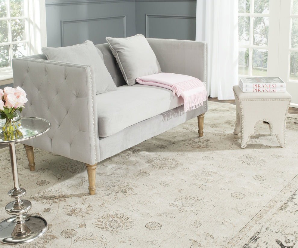 Safavieh Sarah Tufted Settee With Pillows | Sofas | Modishstore - 1