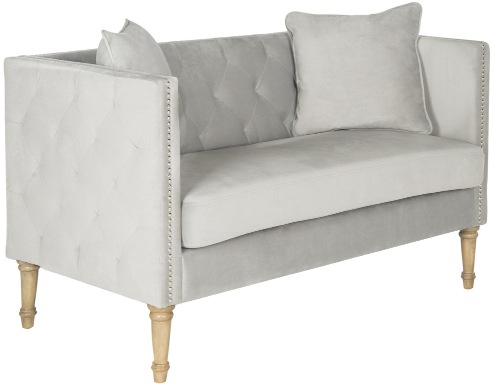 Safavieh Sarah Tufted Settee With Pillows | Sofas | Modishstore - 24