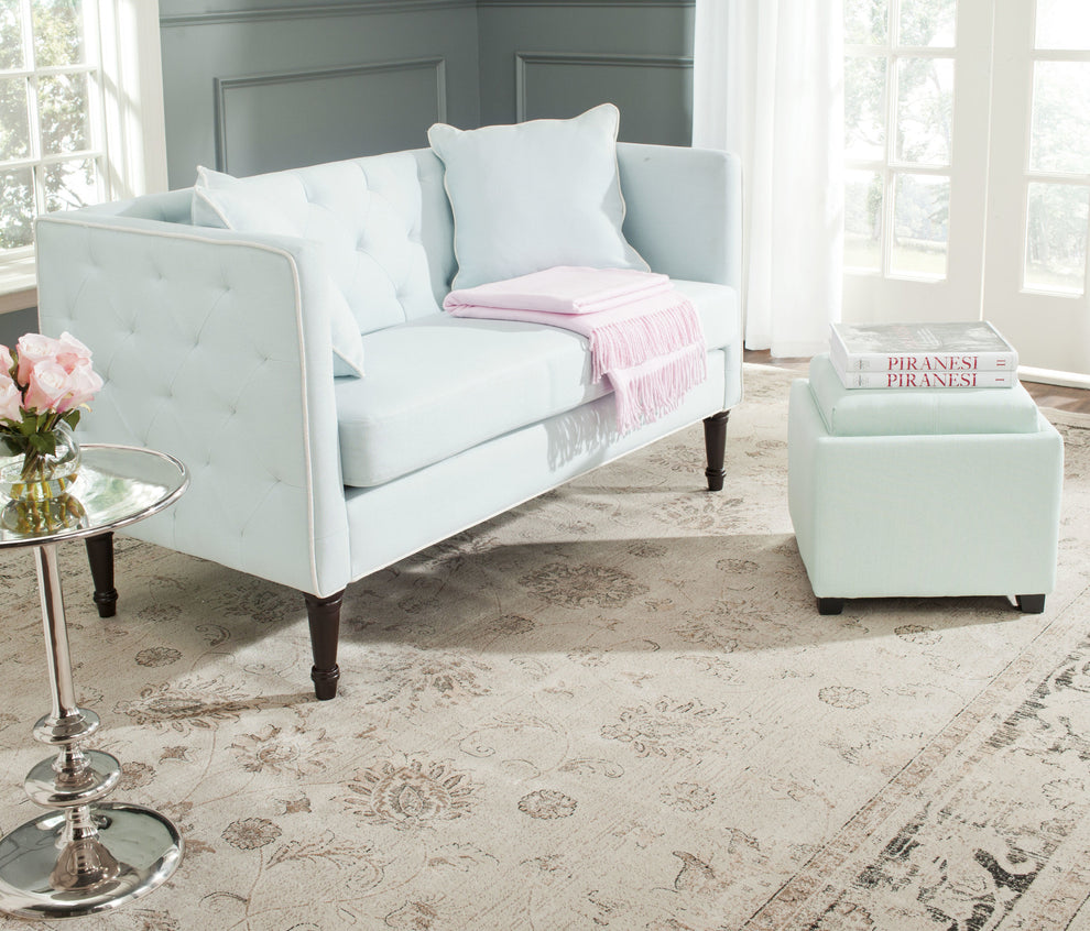 Safavieh Sarah Tufted Settee With Pillows | Sofas | Modishstore - 3