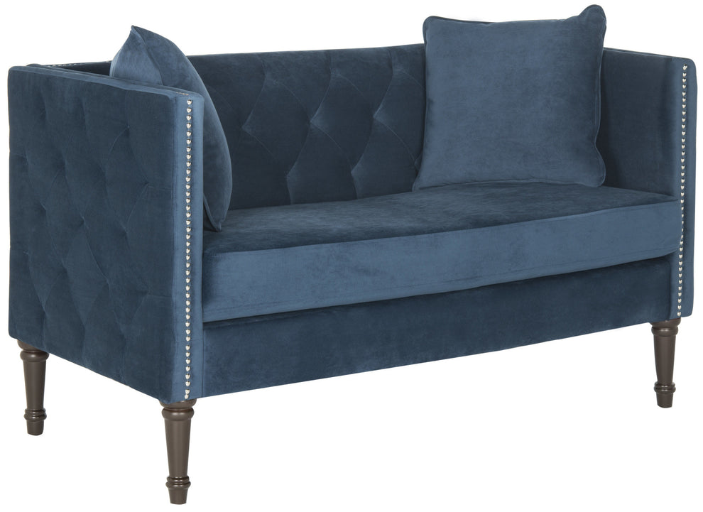 Safavieh Sarah Tufted Settee With Pillows | Sofas | Modishstore - 21