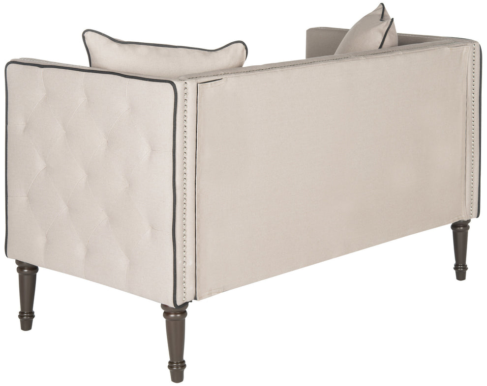 Safavieh Sarah Tufted Settee With Pillows | Sofas | Modishstore - 5