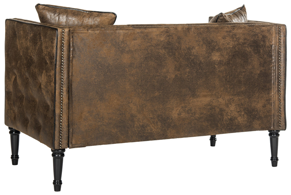 Safavieh Sarah Tufted Settee With Pillows | Sofas | Modishstore - 23