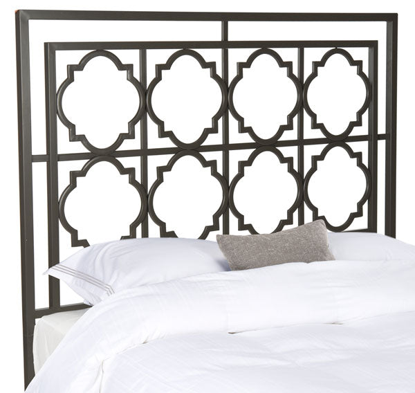 Safavieh Silva Headboard Queen Size - Gunmetal | Headboards | Modishstore - 2