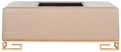 Safavieh Julian Faux Ostrich Tray Ottoman/Coffee Table | Coffee Tables | Modishstore - 4