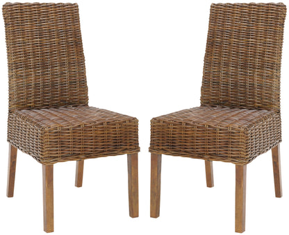 Safavieh Sanibel Rattan Side Chair - Set Of 2 | Dining Chairs | Modishstore - 7