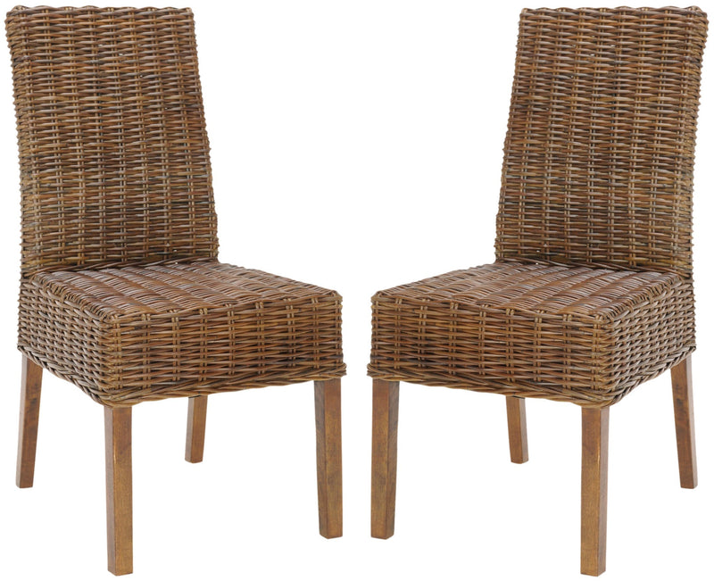 Safavieh Sanibel Rattan Side Chair - Set Of 2 | Dining Chairs | Modishstore - 7