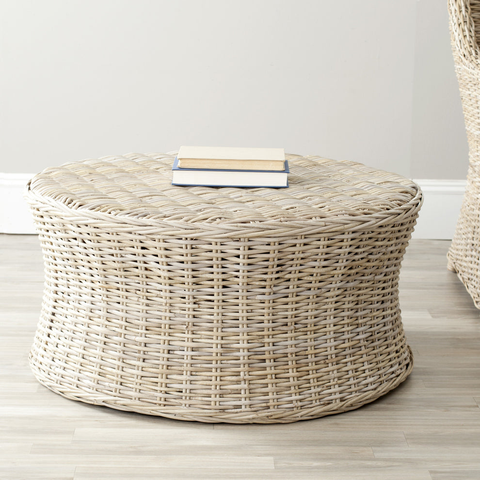 Safavieh Ruxton Cocktail Ottoman | Outdoor Ottomans | Modishstore - 1