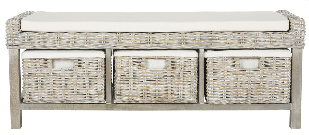Safavieh Kobutsu Storage Bench | Benches | Modishstore - 1