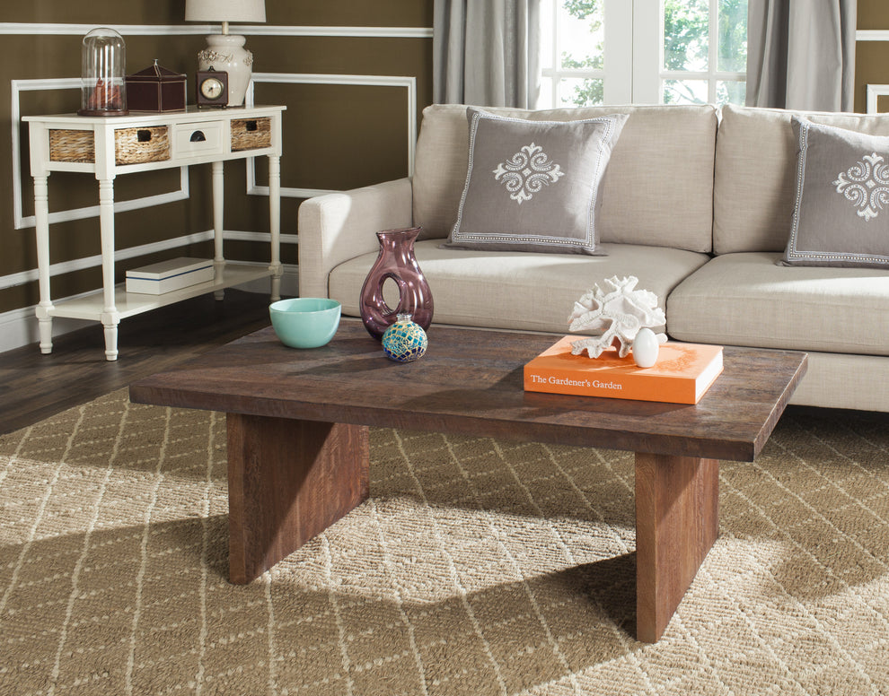Safavieh Senjo Rouge Coffee Table | Coffee Tables | Modishstore - 1