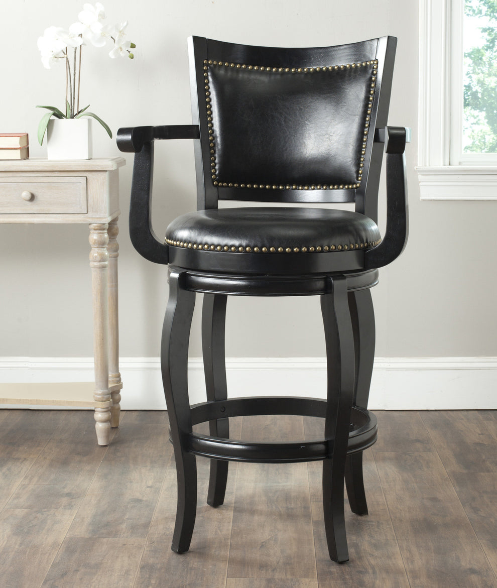 Safavieh Gitan Swivel Barstool | Bar Stools | Modishstore - 2