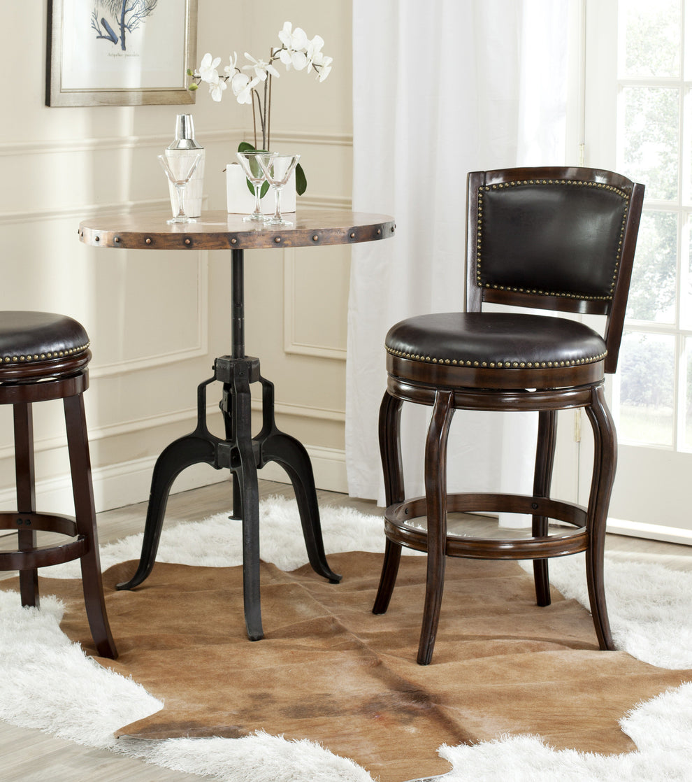 Safavieh Pasquale Swivel Barstool | Bar Stools | Modishstore - 8