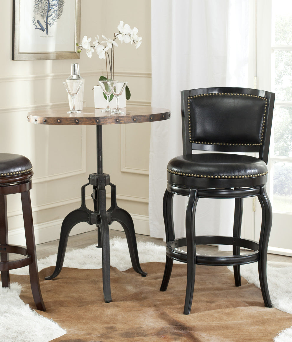 Safavieh Pasquale Swivel Barstool | Bar Stools | Modishstore - 12