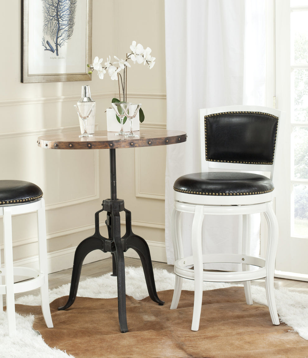 Safavieh Pasquale Swivel Barstool | Bar Stools | Modishstore - 19