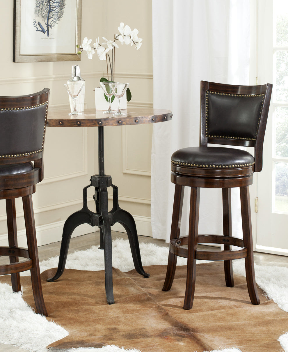 Safavieh Lazzaro Swivel Barstool | Bar Stools | Modishstore - 1