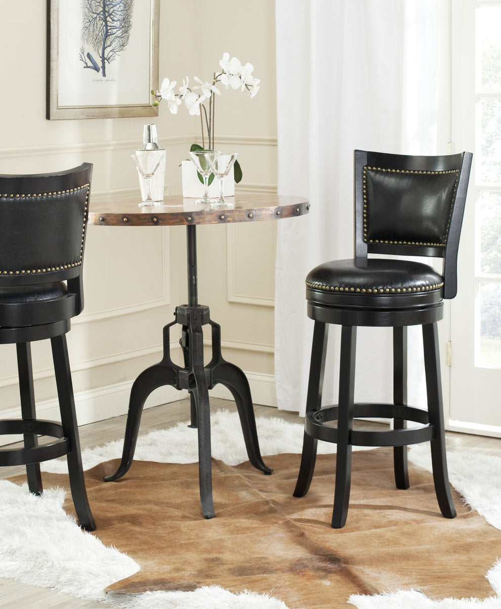 Safavieh Lazzaro Swivel Barstool | Bar Stools | Modishstore - 15