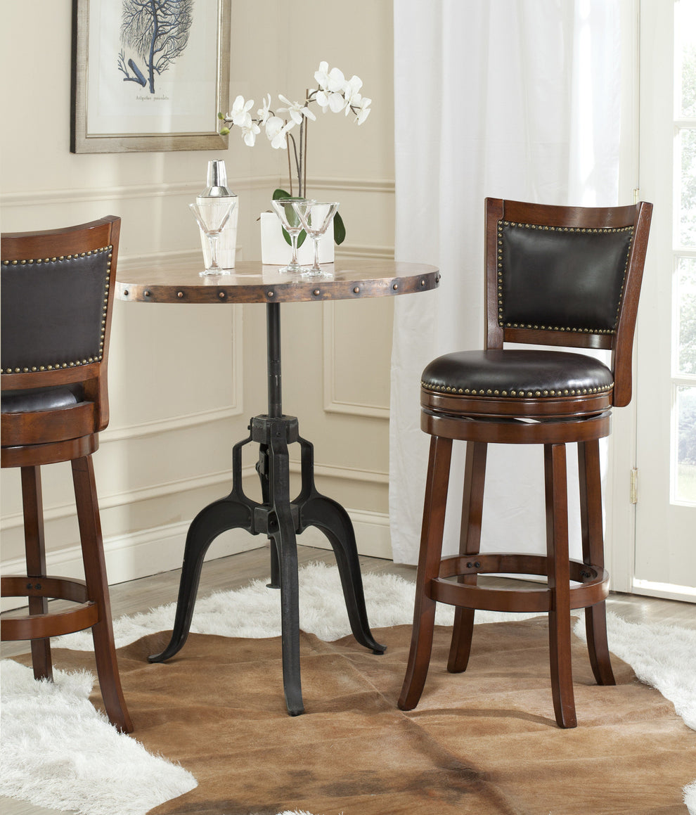 Safavieh Lazzaro Swivel Barstool | Bar Stools | Modishstore - 20