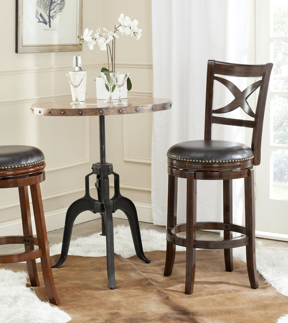 Safavieh Santin Swivel Barstool | Bar Stools | Modishstore - 2