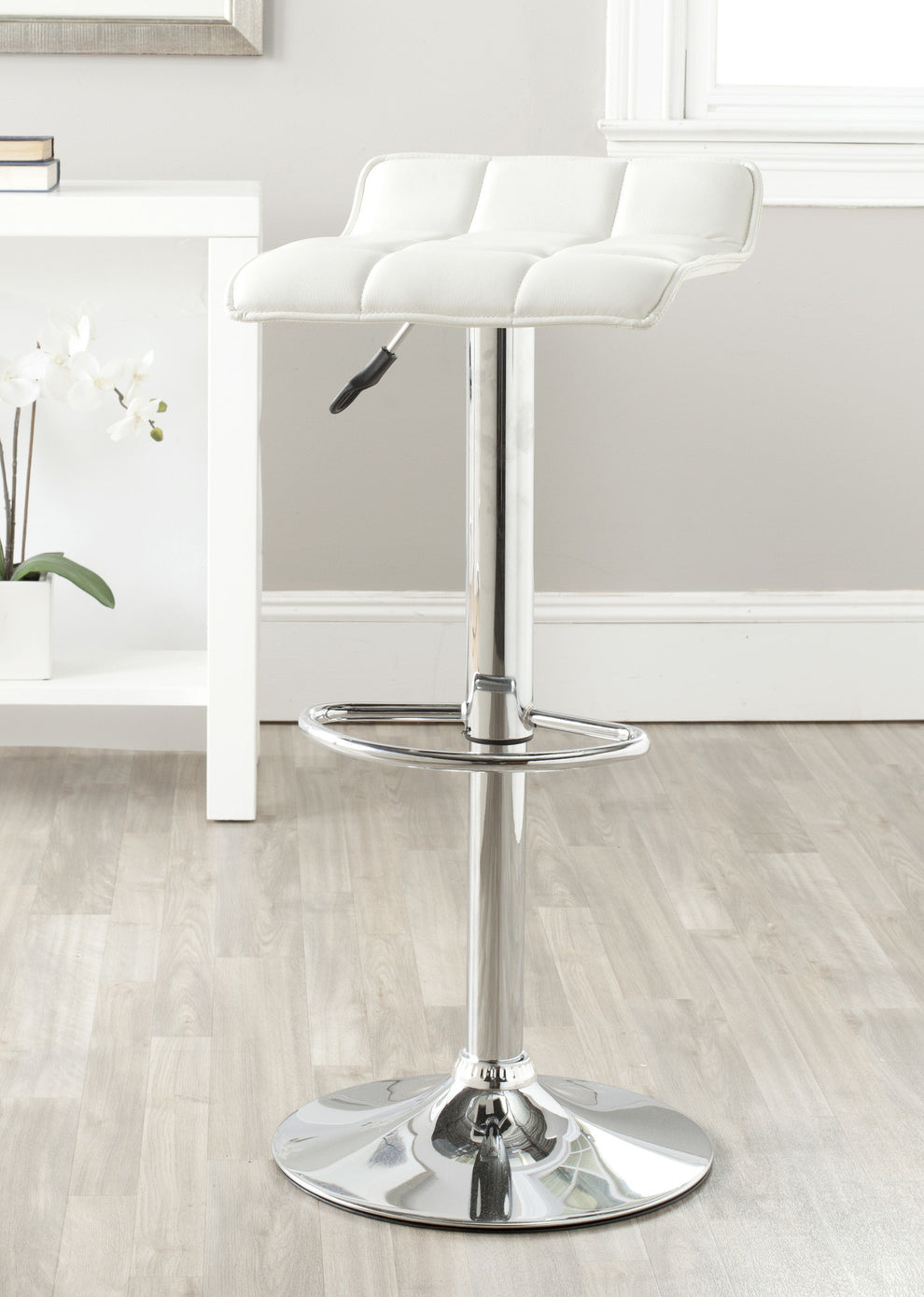 Safavieh Lamita Swivel Barstool | Bar Stools | Modishstore - 1