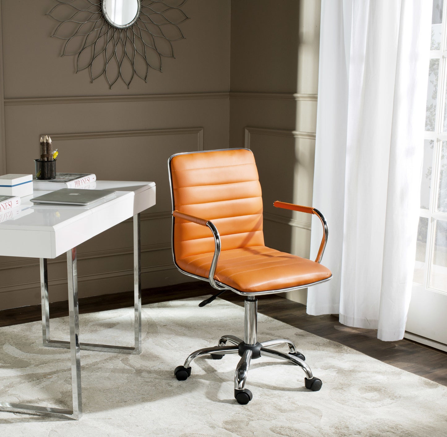Safavieh Jonika Desk Chair | Office Chairs |  Modishstore  - 9