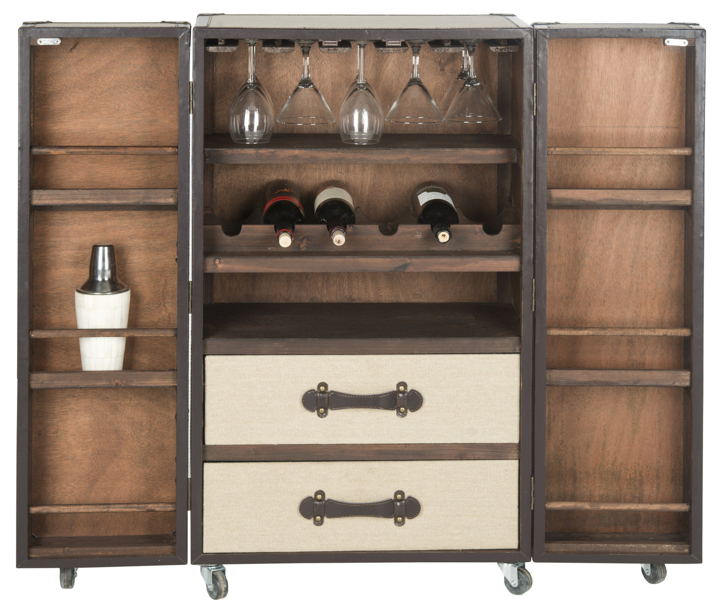 Safavieh Lexington Bar Cabinet | Cabinets | Modishstore - 5