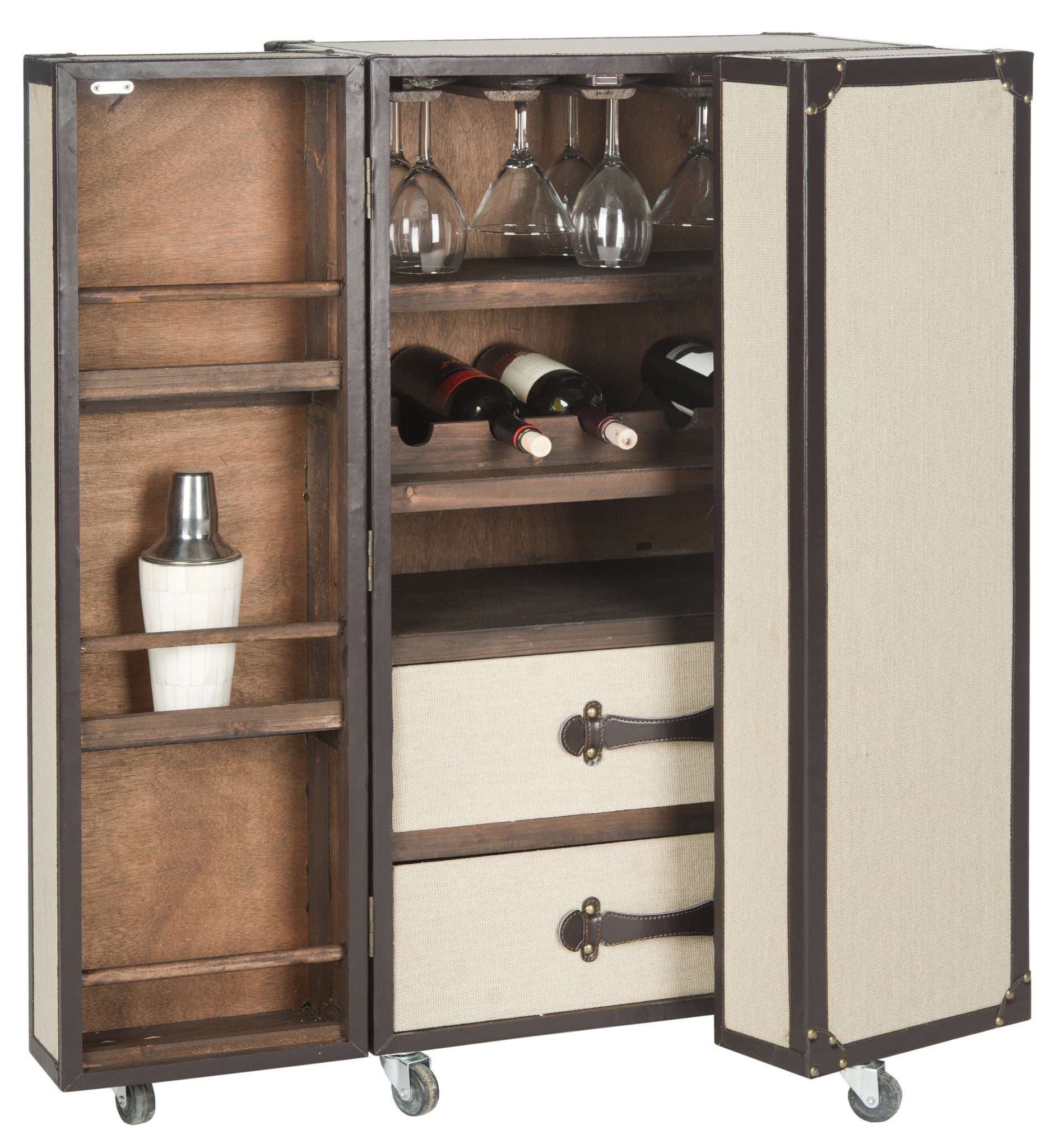 Safavieh Lexington Bar Cabinet | Cabinets | Modishstore - 6