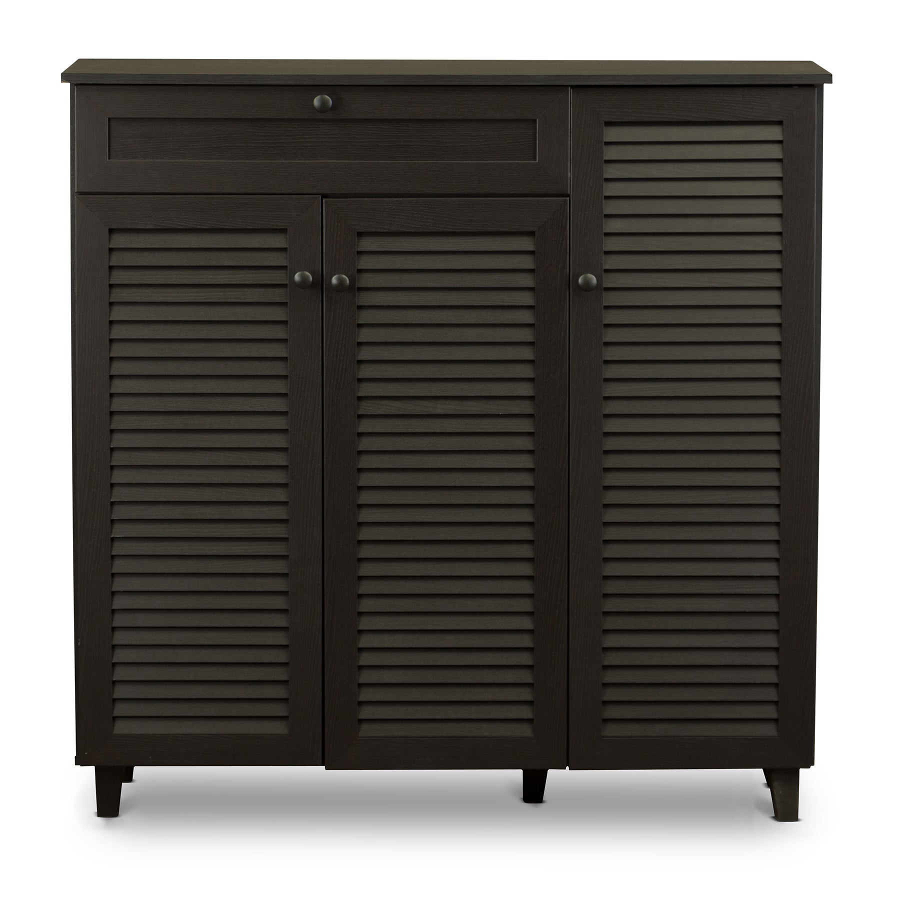 baxton studio pocillo wood shoe storage cabinet | Modish Furniture Store-3