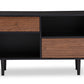 Baxton Studio Auburn Mid-century Modern Scandinavian Style Sideboard Storage Cabinet | Modishstore | Cabinets