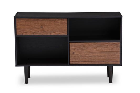 Baxton Studio Auburn Mid-century Modern Scandinavian Style Sideboard Storage Cabinet | Modishstore | Cabinets