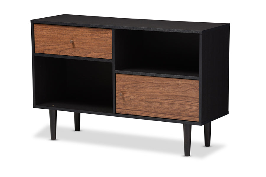 baxton studio auburn mid century modern scandinavian style sideboard storage cabinet | Modish Furniture Store-2