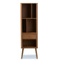 Baxton Studio Ellingham Mid-century Retro Modern 1-drawer Sideboard Storage Cabinet Bookcase Organizer | Modishstore | Bookcases