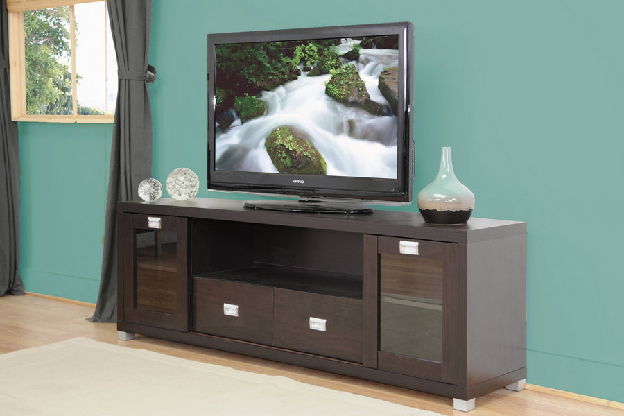baxton studio gosford brown wood modern tv stand | Modish Furniture Store-3